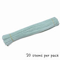 #56 Fluffy Colourful Chenille Stem 20 Pieces