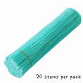 #26 Fluffy Colourful Chenille Stem 20 Pieces