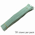 #48 Fluffy Colourful Chenille Stem 20 Pieces