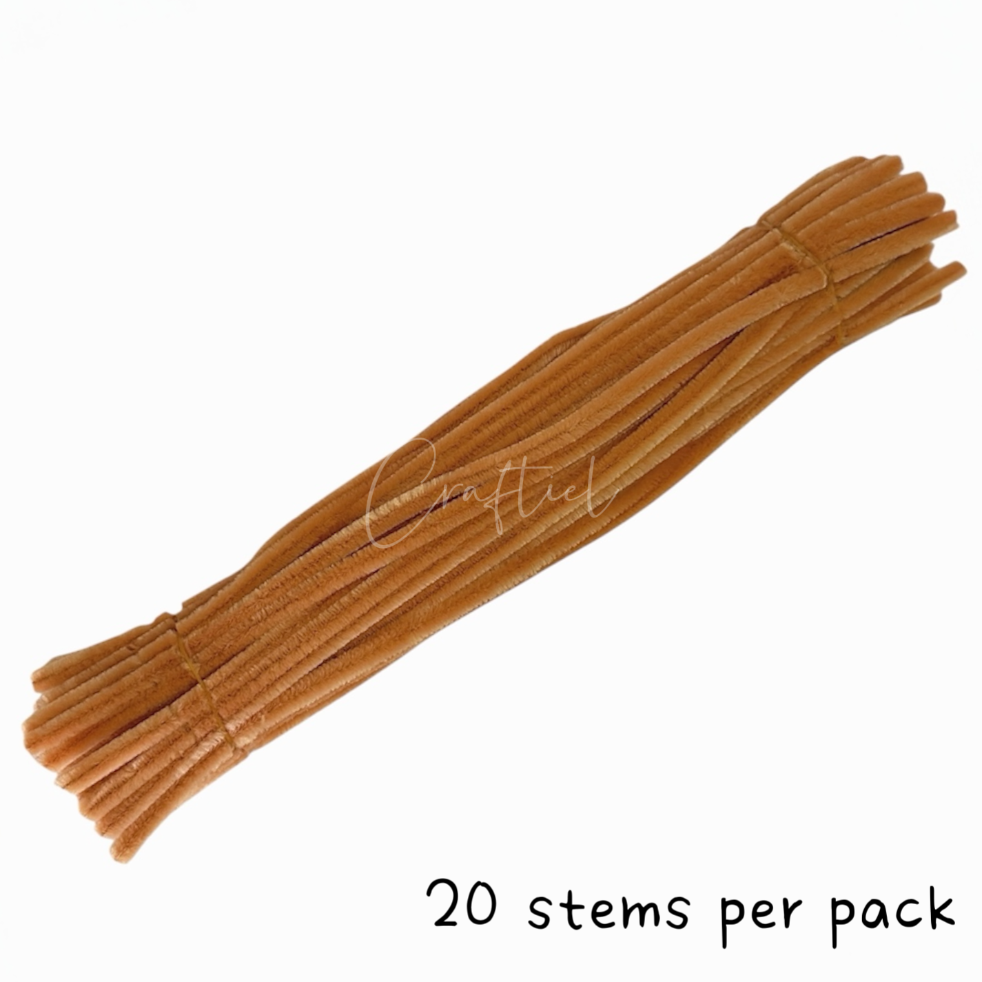 Fluffy Colourful Chenille Stem 20 Pieces