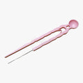 Single Needle Tweezer w/ Scoop Pink