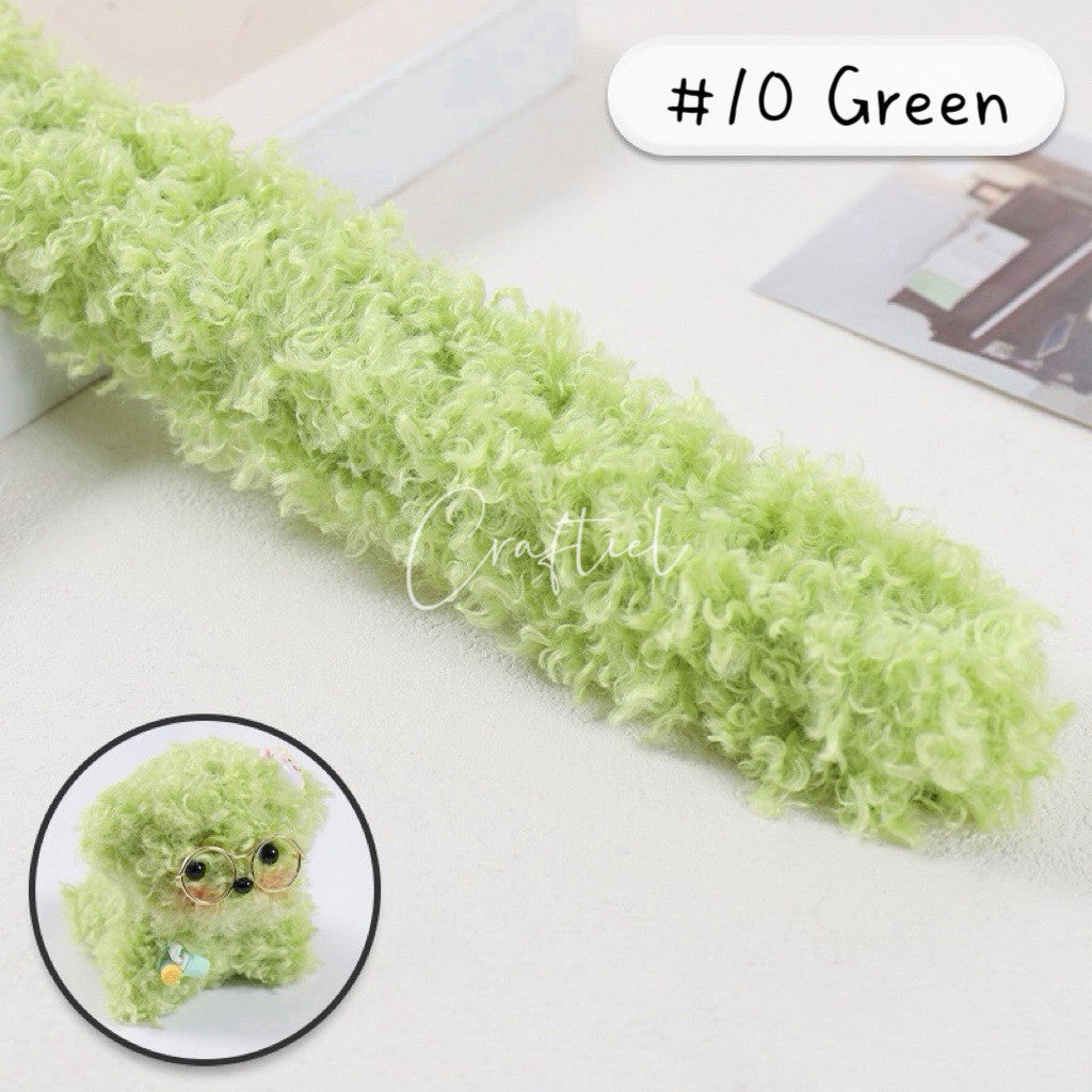 Fluffy Poodle Plush Wire Stem