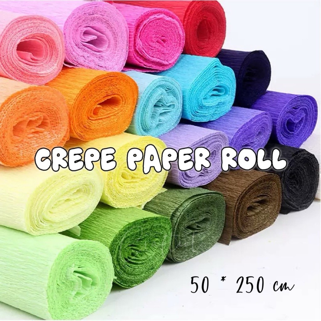 Crepe Paper Roll 50 x 250cm